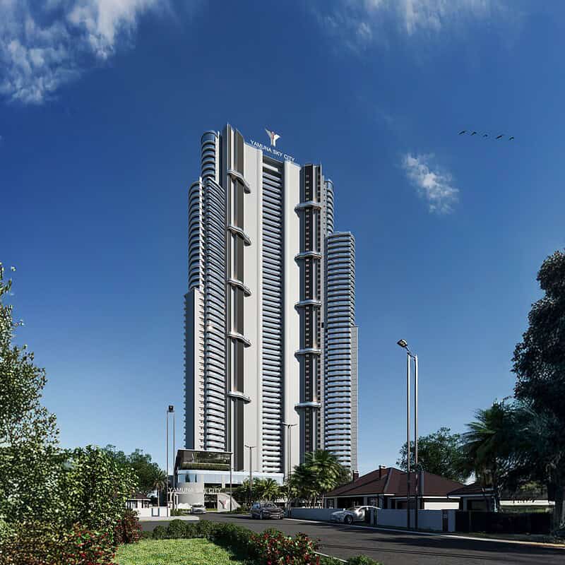 Yamuna Sky City luxury residential tower in Kulai, Mangalore